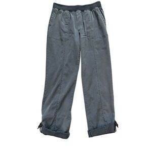 Soft Surroundings Grey Washed Lyocell Cotton Blend Jogger‎ Pants Women's XS